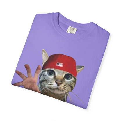 Funny Cat Graphic T-Shirt, Unisex Streetwear Tee, Pet Lover Gift, Casual Wear, Unique Animal Design Shirt