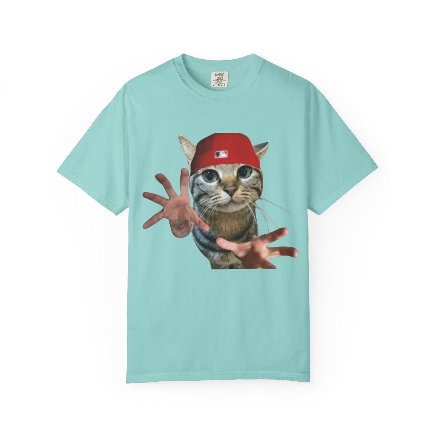 Funny Cat Graphic T-Shirt, Unisex Streetwear Tee, Pet Lover Gift, Casual Wear, Unique Animal Design Shirt