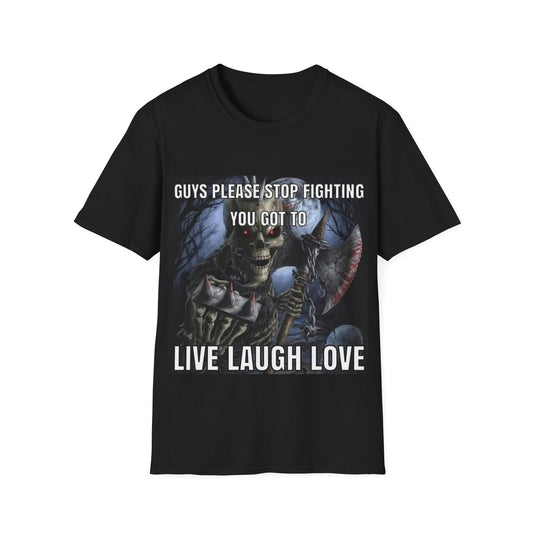 live laugh loveUnisex Softstyle T-Shirt
