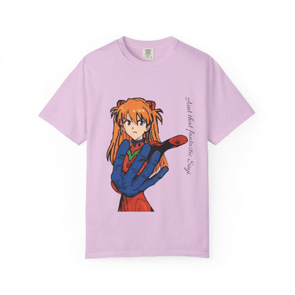 Anime Unisex T-shirt featuring Asuka from Evangelion
