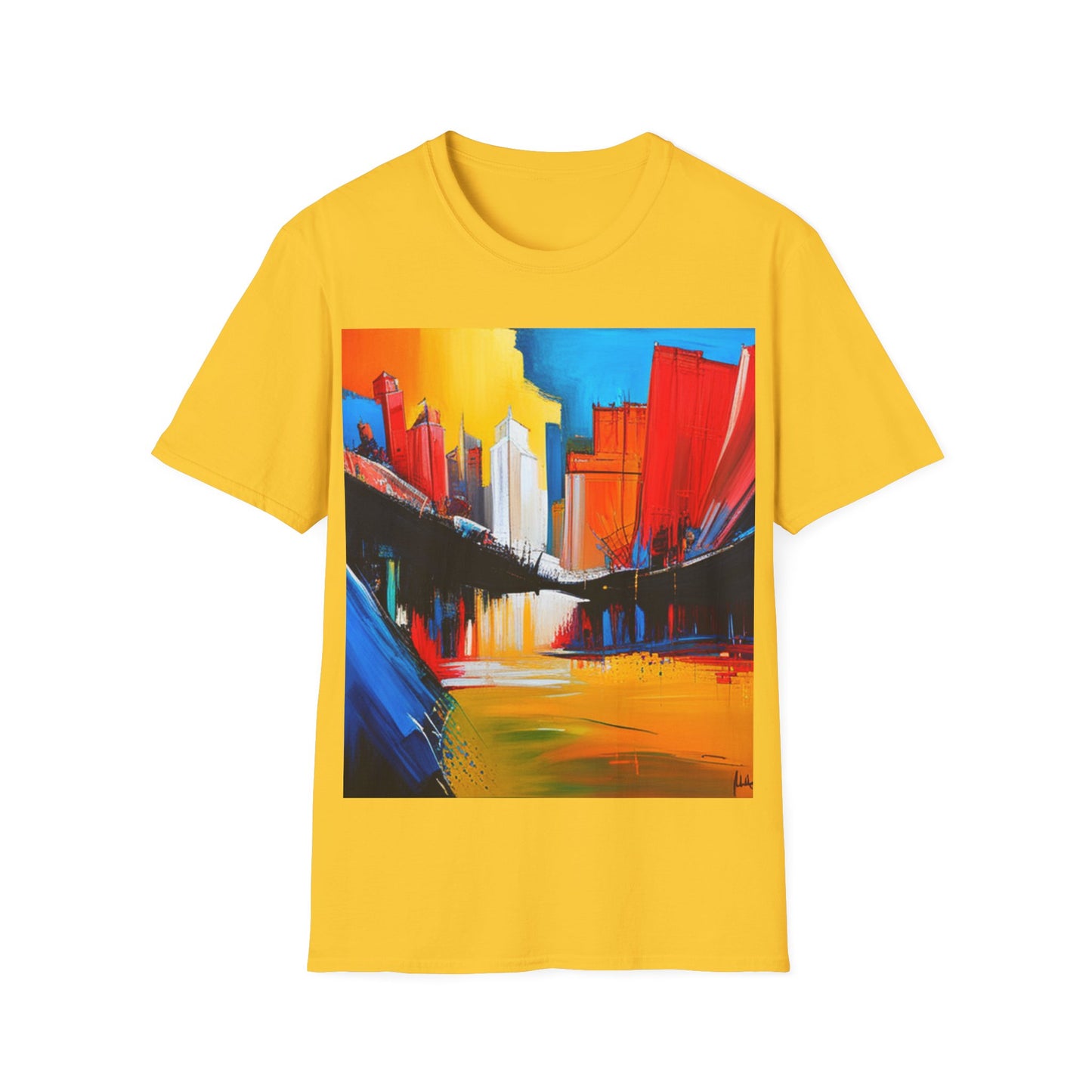 A city Unisex Softstyle T-Shirt