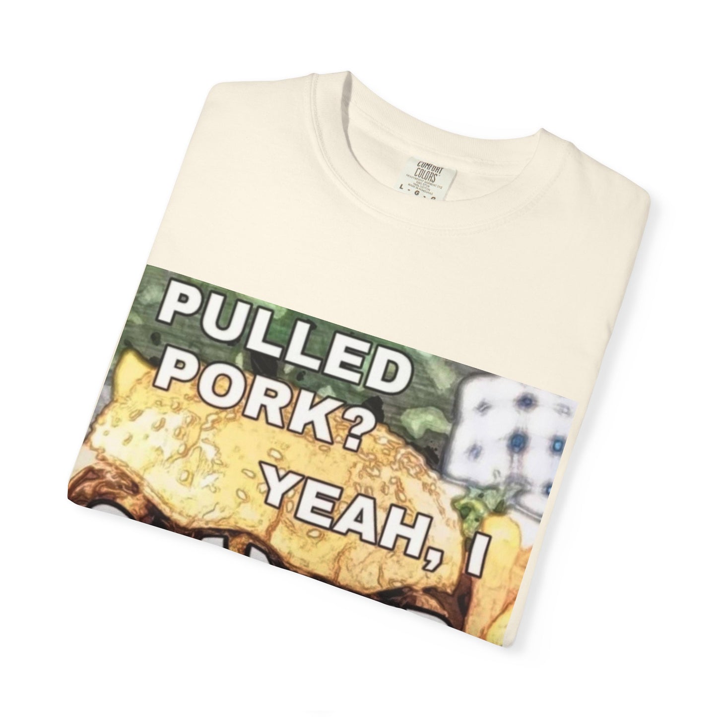 Cranking my hog pulled Unisex Garment-Dyed T-shirt