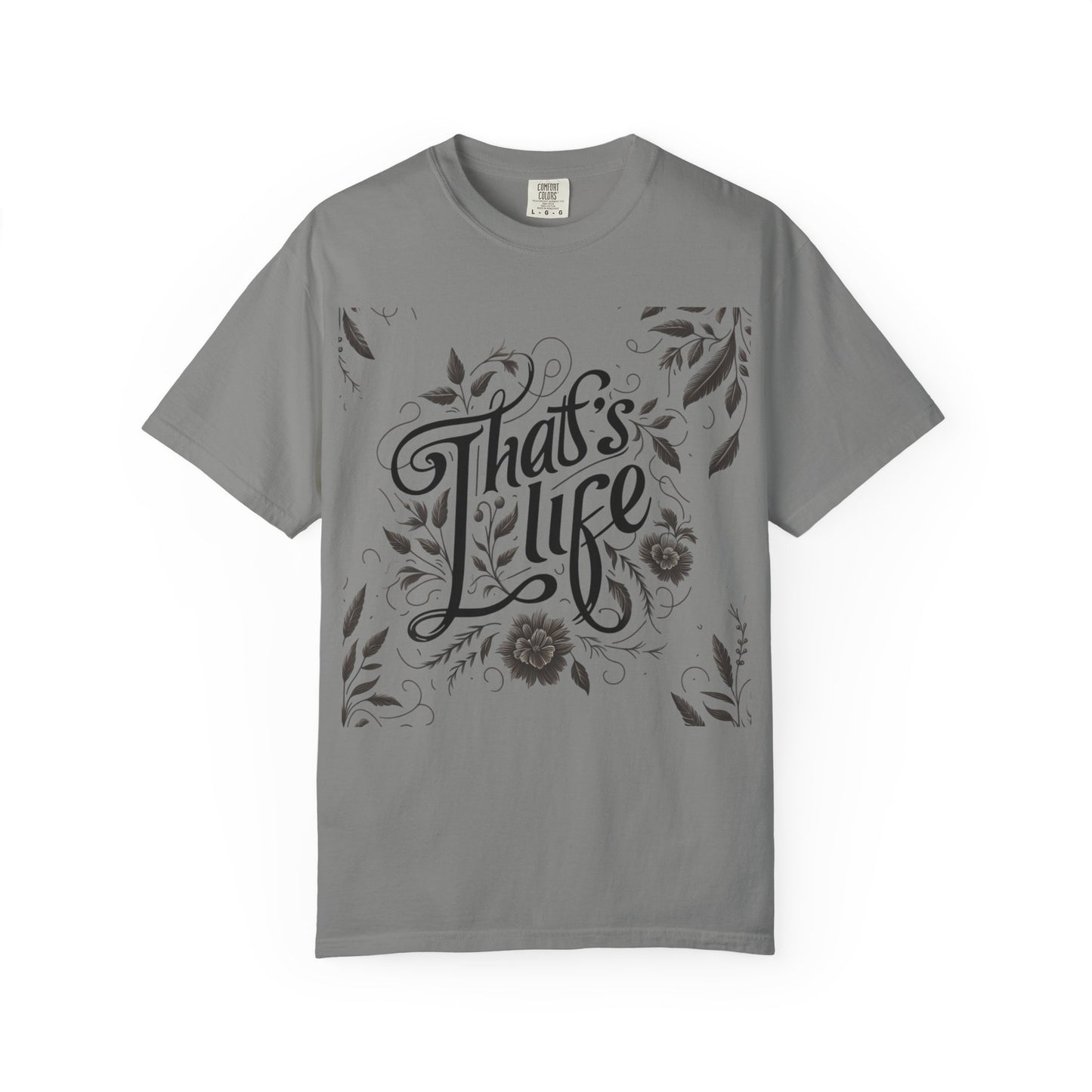Vintage Unisex T-shirt with 'Thats life' Design