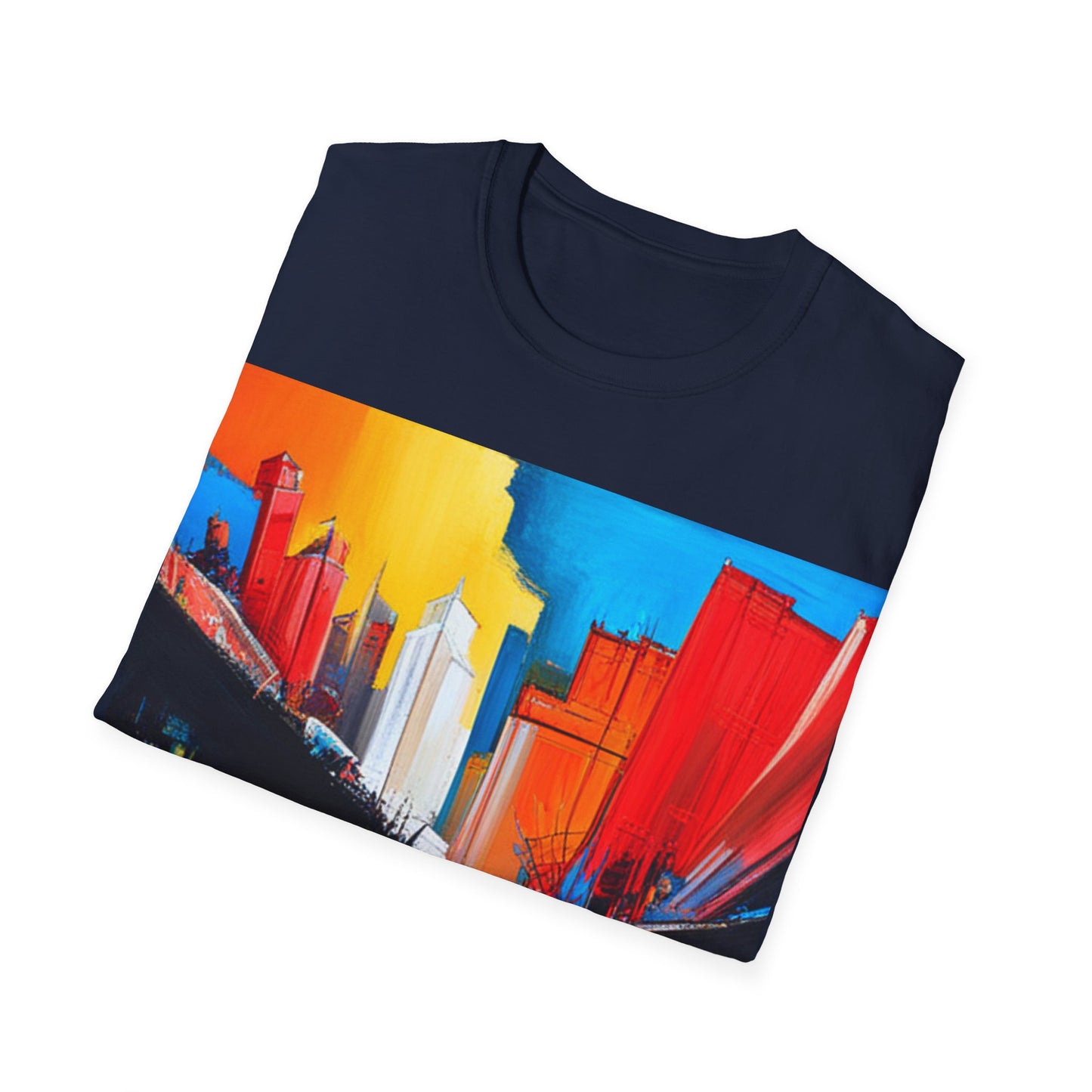 A city Unisex Softstyle T-Shirt