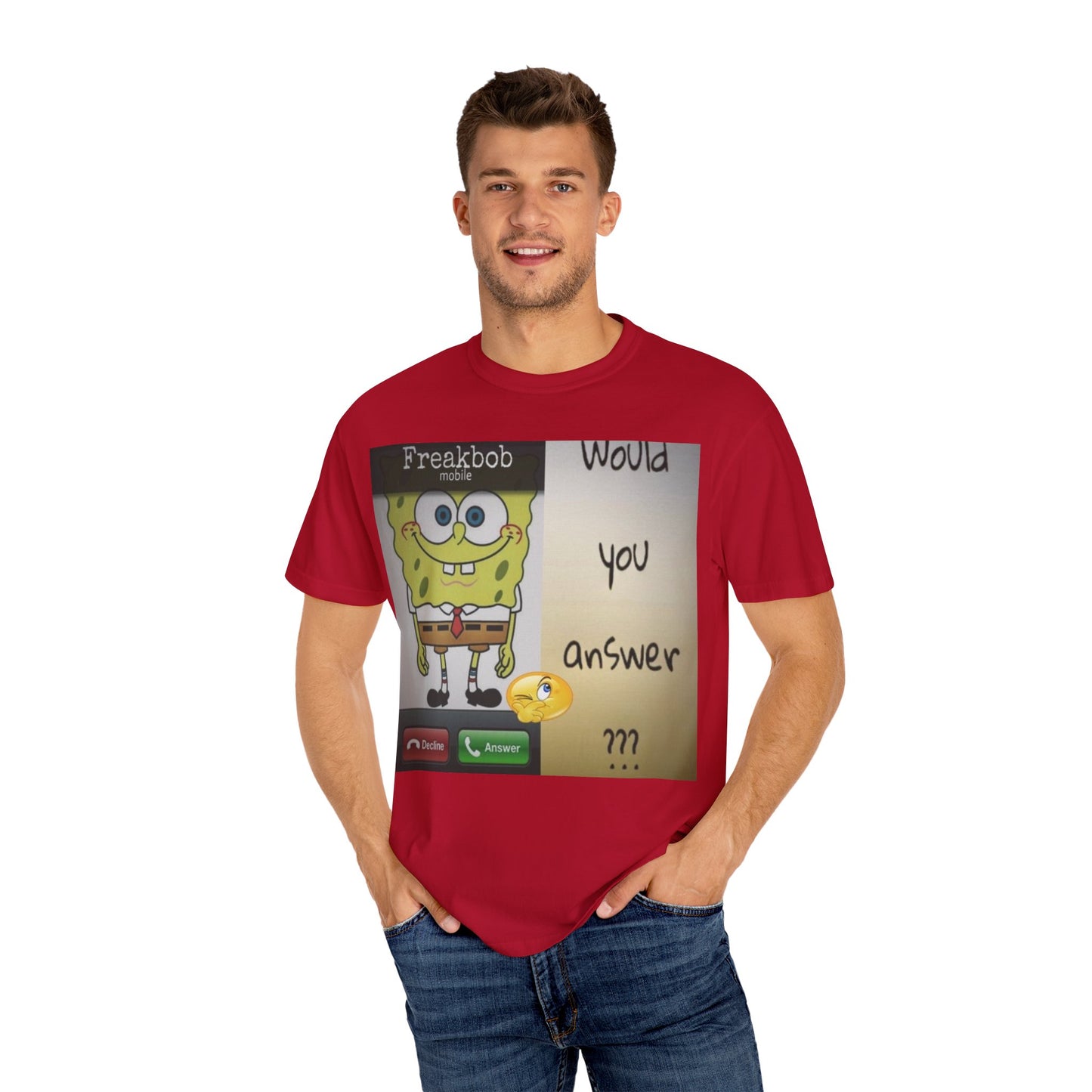 Garment-Dyed T-shirt - Freakbob is calling