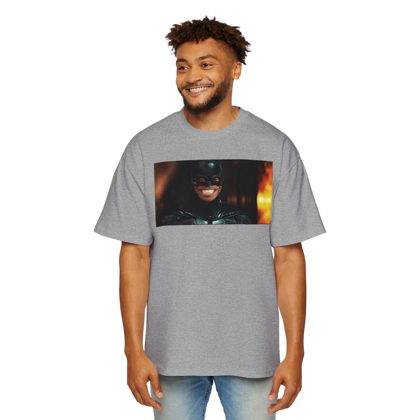 Oversized Tee - Da Baby the Rapper Batman Design