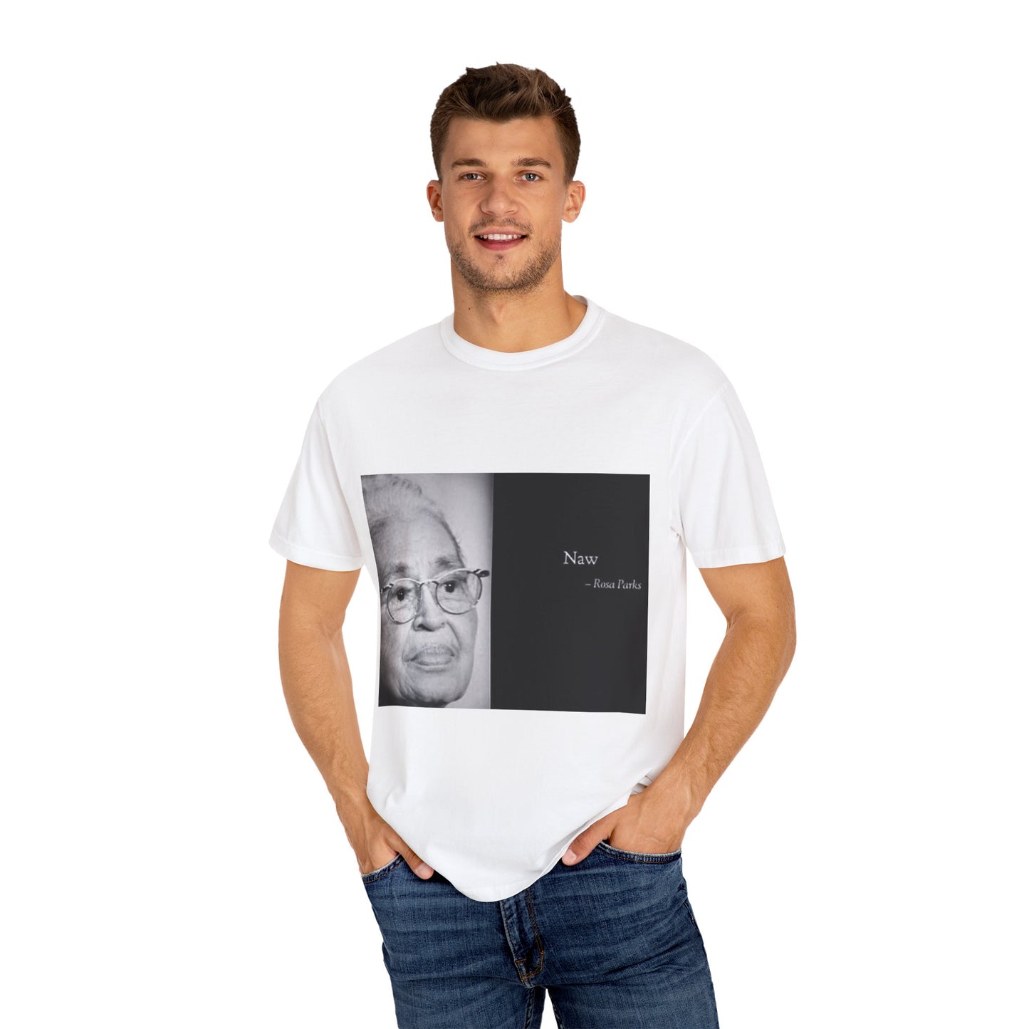 Naw Rosa Parks Unisex Garment-Dyed T-shirt