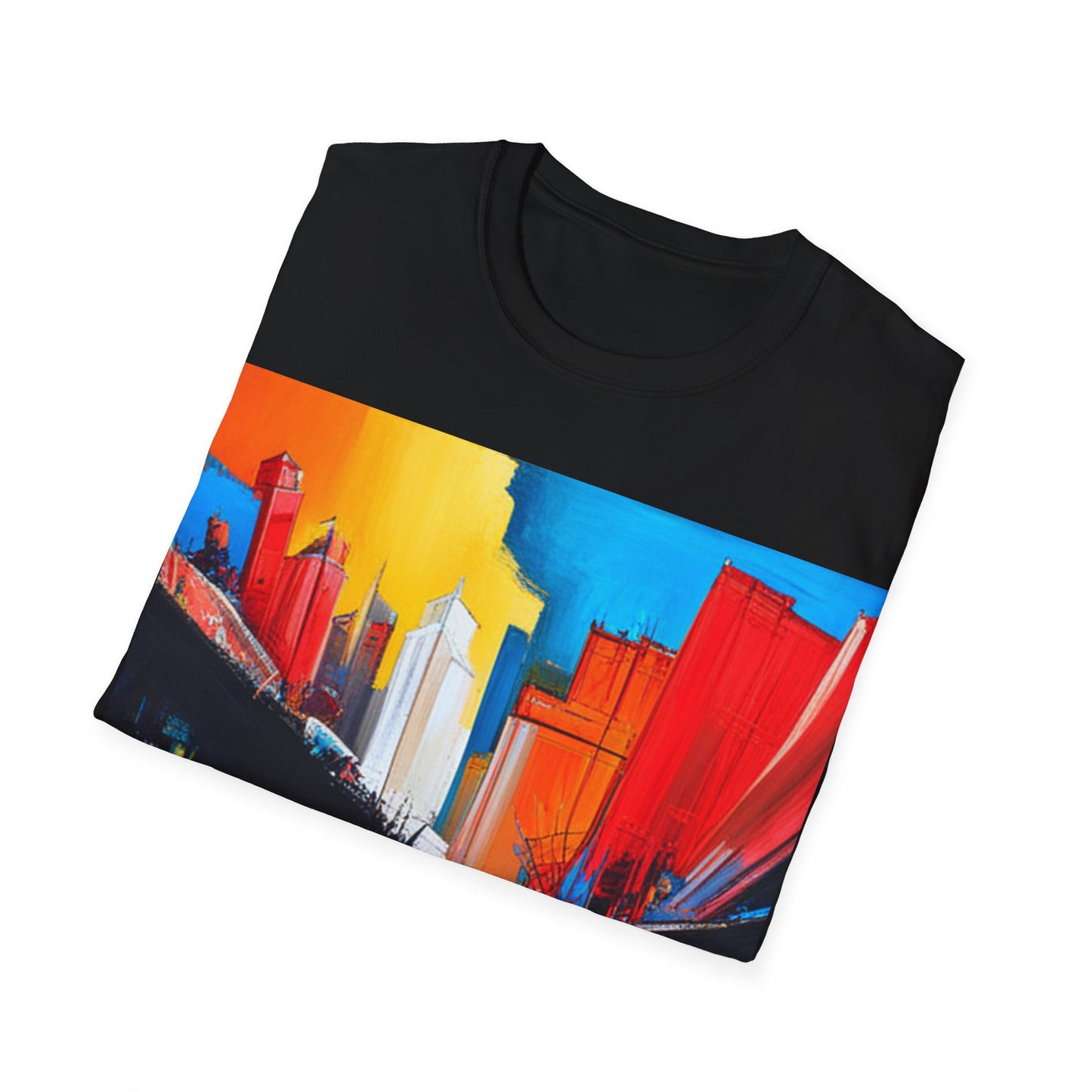 A city Unisex Softstyle T-Shirt