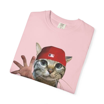 Funny Cat Graphic T-Shirt, Unisex Streetwear Tee, Pet Lover Gift, Casual Wear, Unique Animal Design Shirt