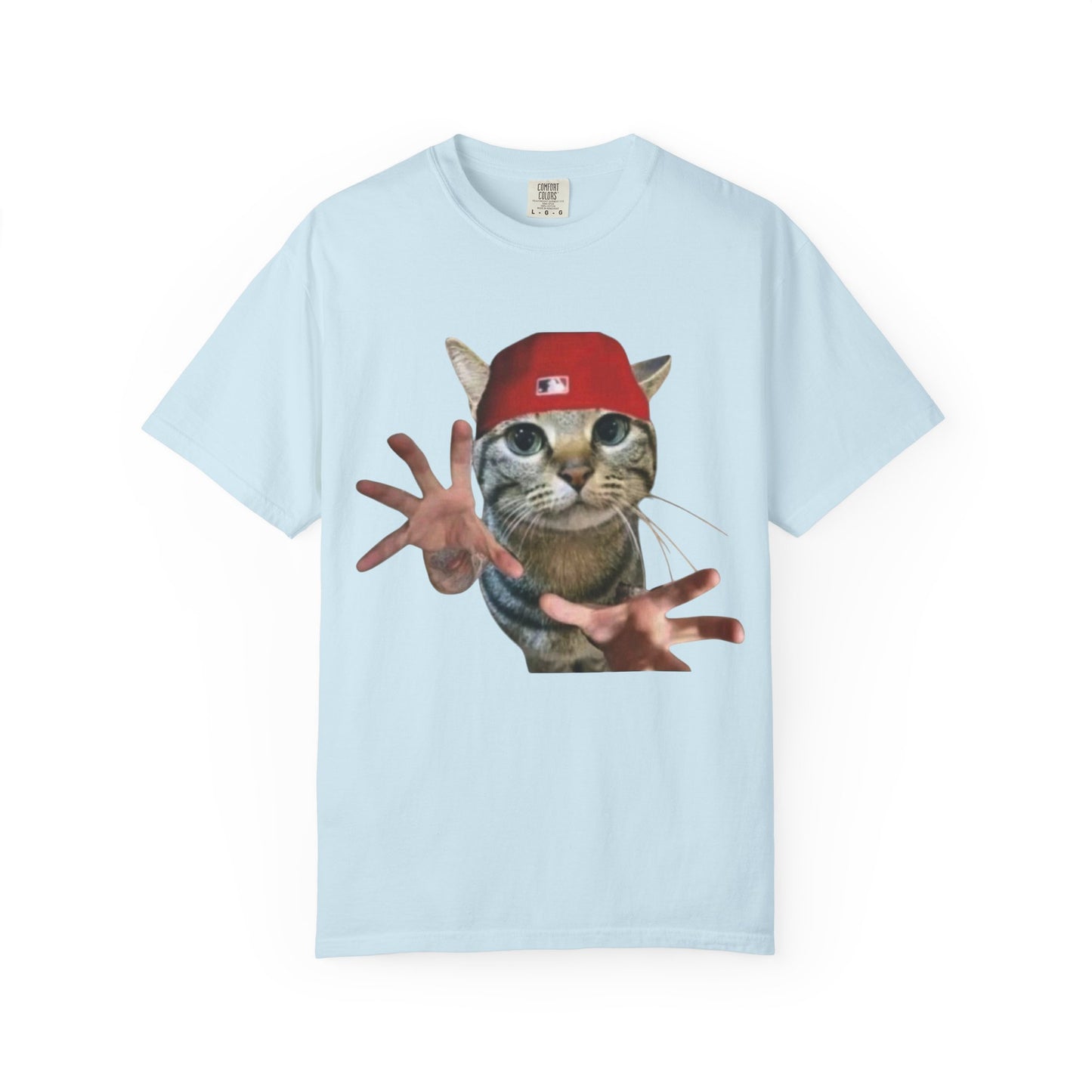 Funny Cat Graphic T-Shirt, Unisex Streetwear Tee, Pet Lover Gift, Casual Wear, Unique Animal Design Shirt