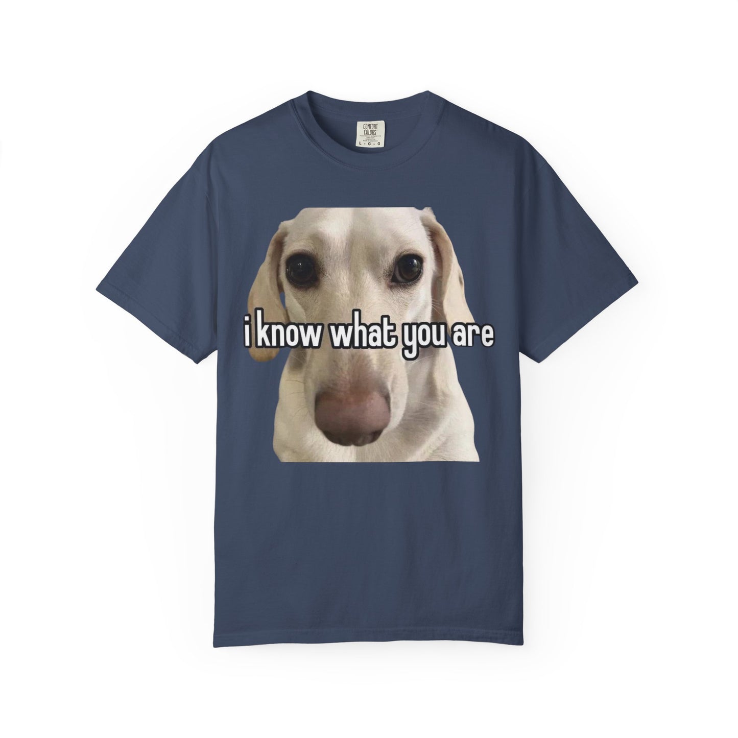 Garment-Dyed T-shirt - I know what you are