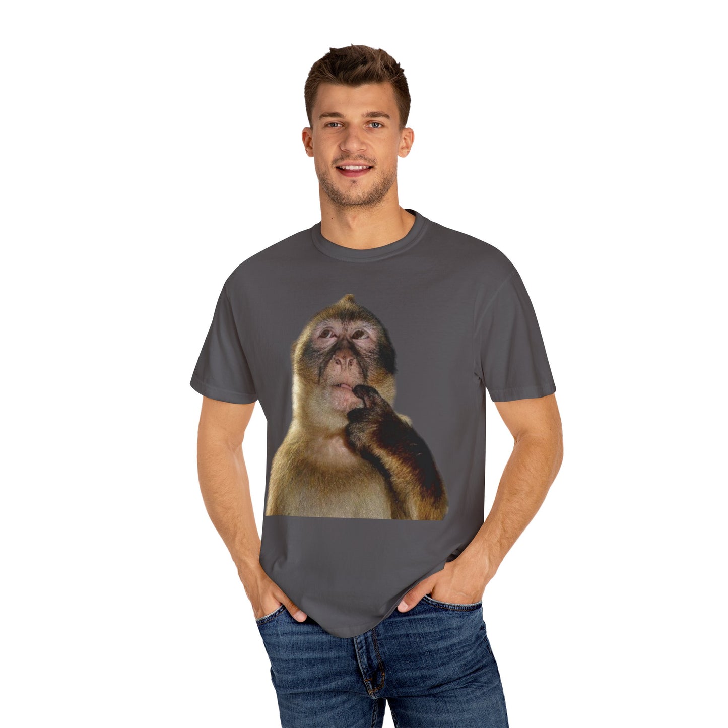 Monkey Thinking Unisex T-shirt