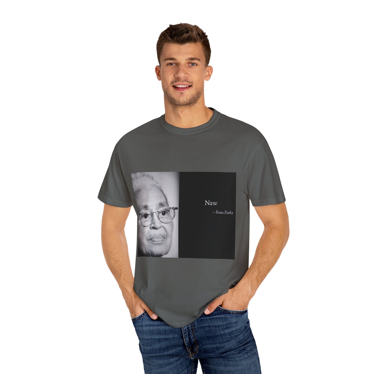 Naw Rosa Parks Unisex Garment-Dyed T-shirt