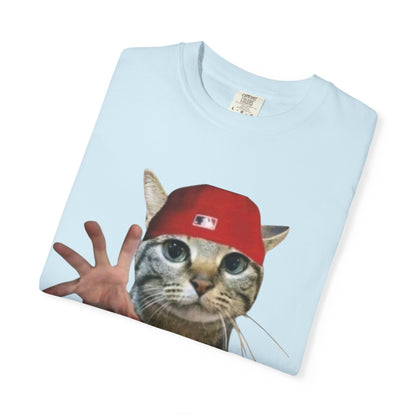 Funny Cat Graphic T-Shirt, Unisex Streetwear Tee, Pet Lover Gift, Casual Wear, Unique Animal Design Shirt
