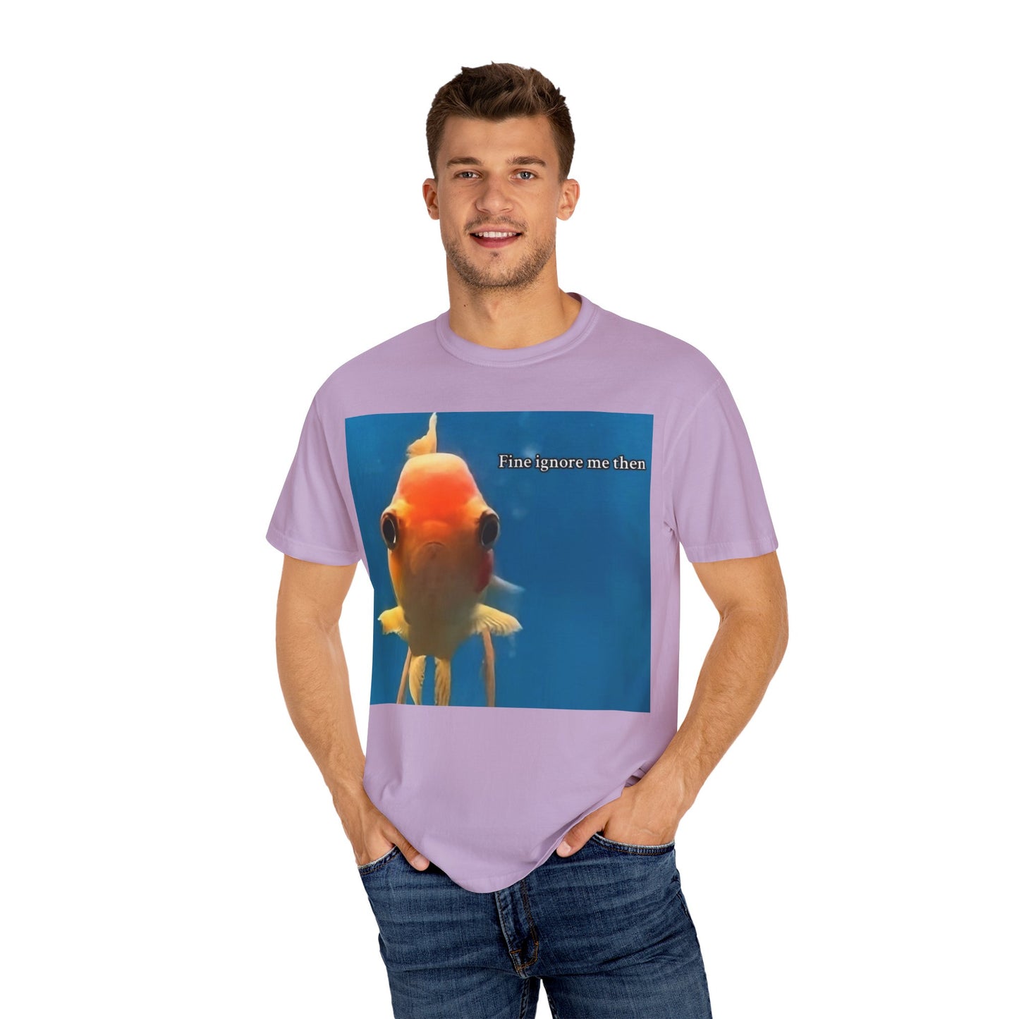 Garment-Dyed T-shirt - Fine Ignore Me Then