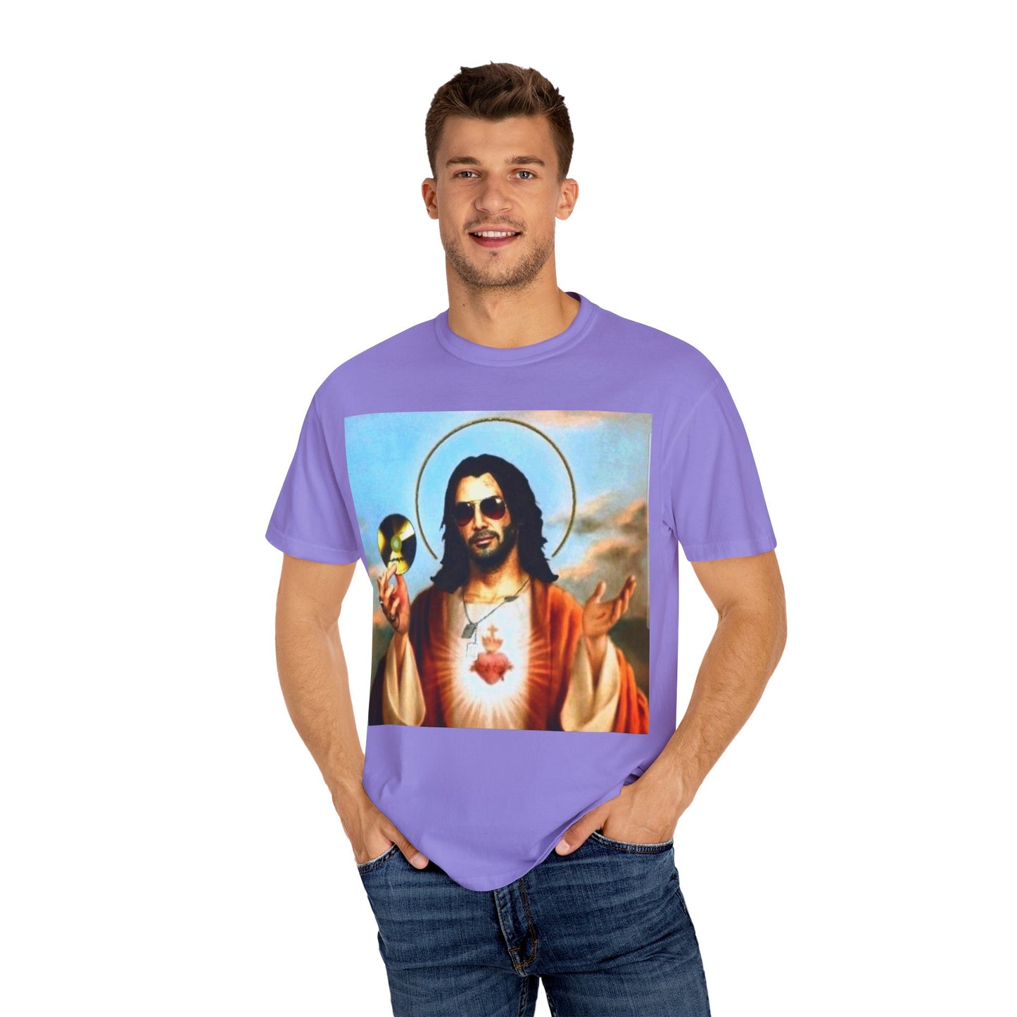 Unisex T-Shirt - Johnny Silver Hand as Jesus Graphic Tee