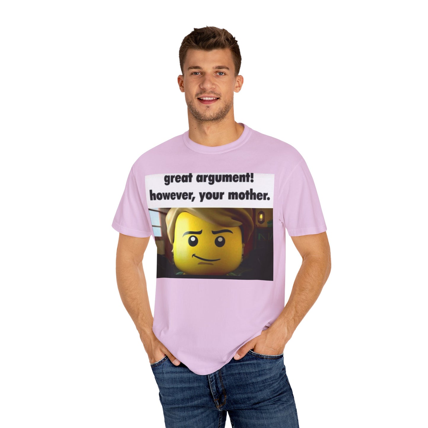 Funny Unisex T-Shirt - Great Argument! However, Your Mother - Humor Tee for Casual Wear, Gifts, Self-Expression, Memes