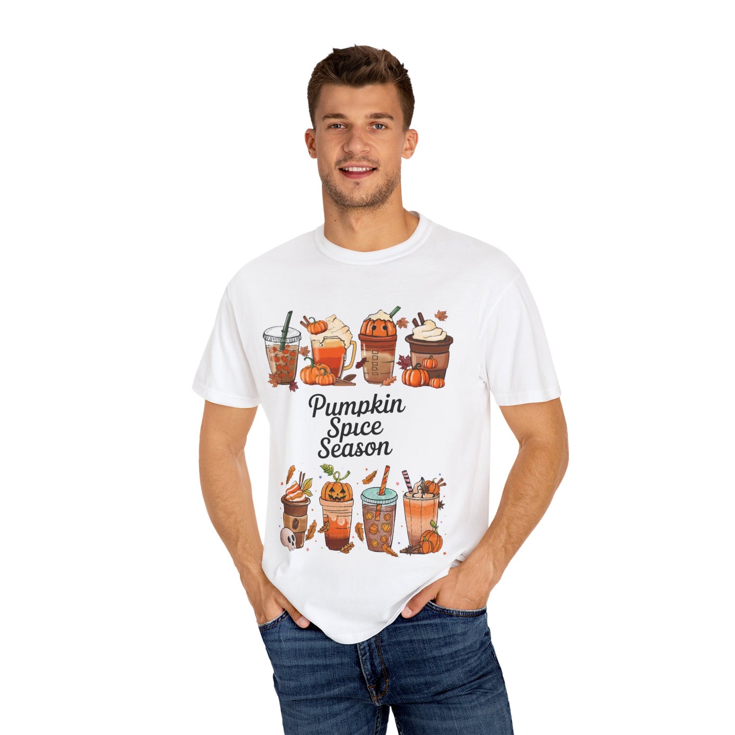 Garment-Dyed T-shirt - Definition of Pumpkin Spice Lattes