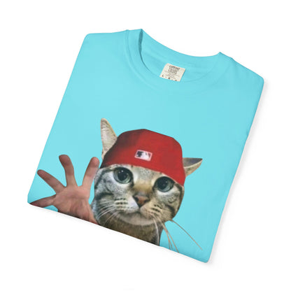 Funny Cat Graphic T-Shirt, Unisex Streetwear Tee, Pet Lover Gift, Casual Wear, Unique Animal Design Shirt