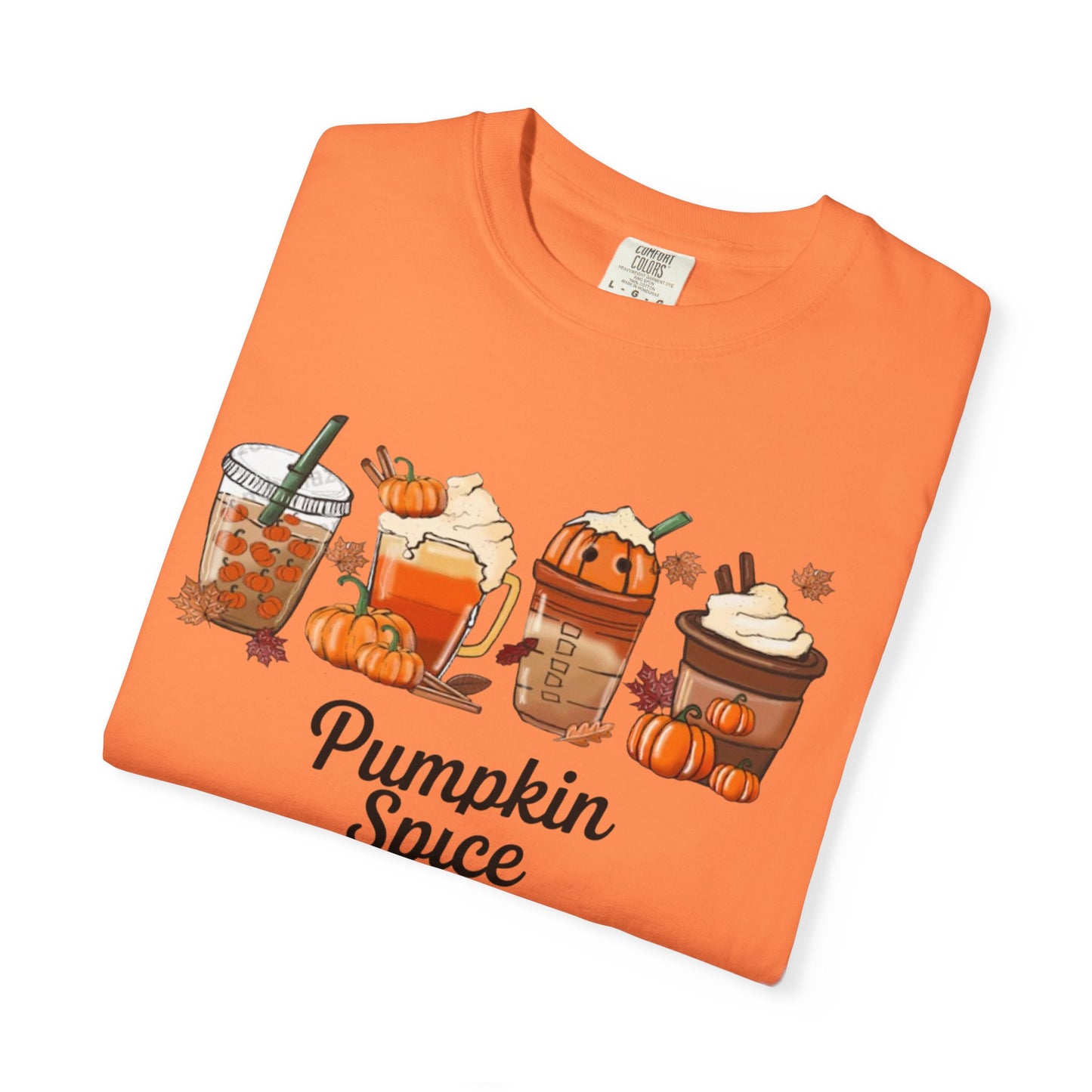 Garment-Dyed T-shirt - Definition of Pumpkin Spice Lattes