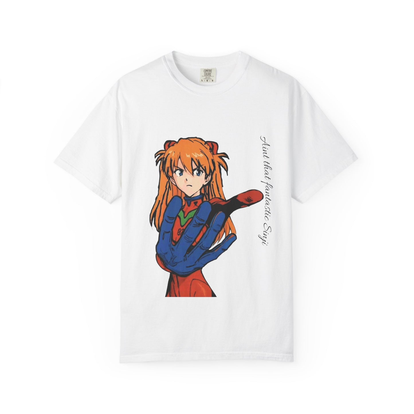 Anime Unisex T-shirt featuring Asuka from Evangelion