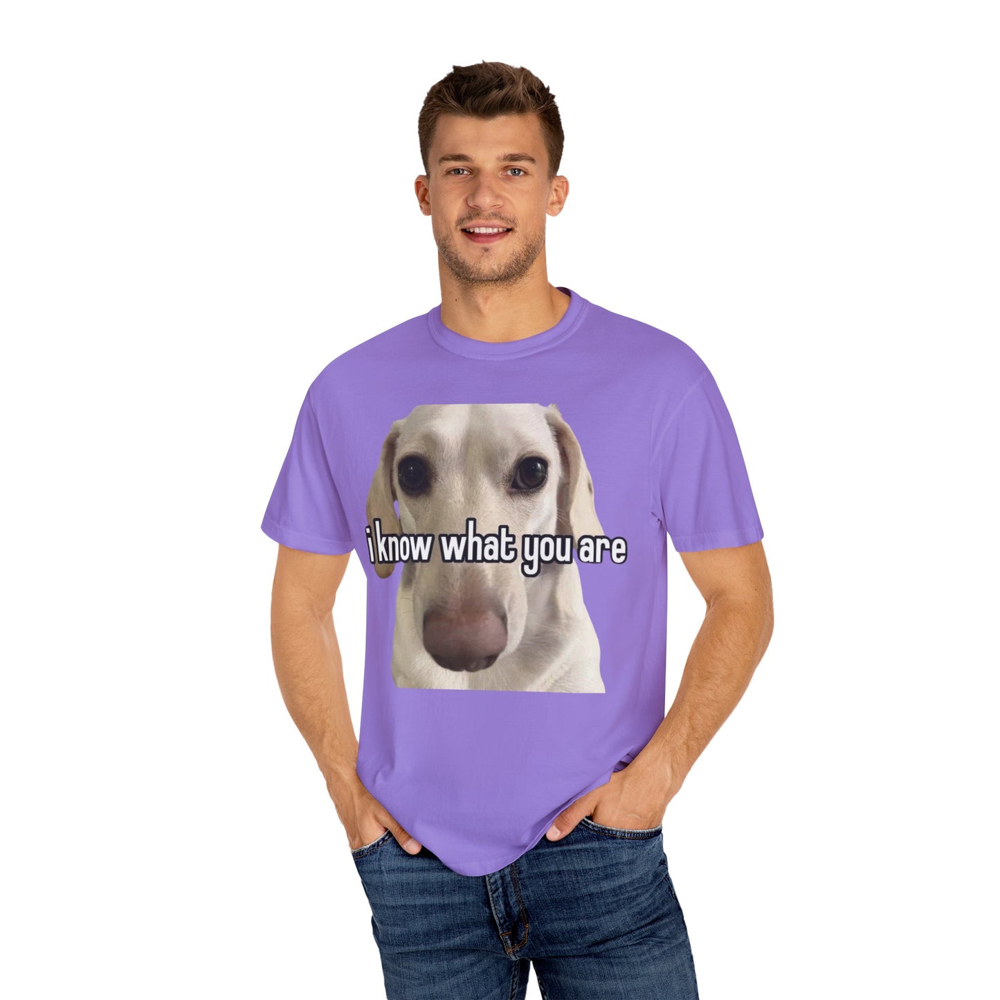 Garment-Dyed T-shirt - I know what you are