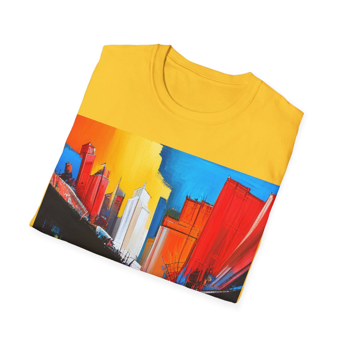 A city Unisex Softstyle T-Shirt