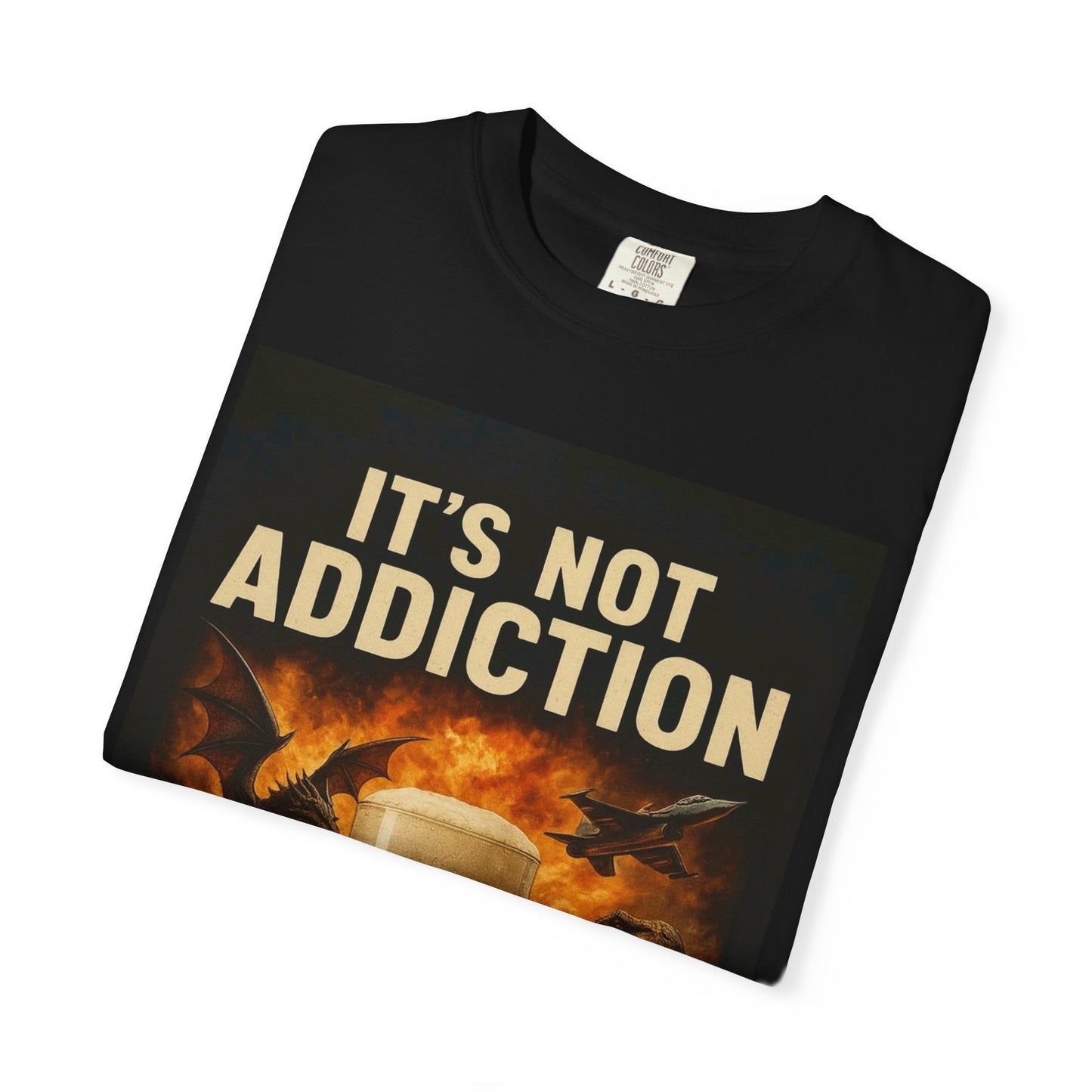 Addiction Unisex T-shirt - Vintage Garment-Dyed Tee