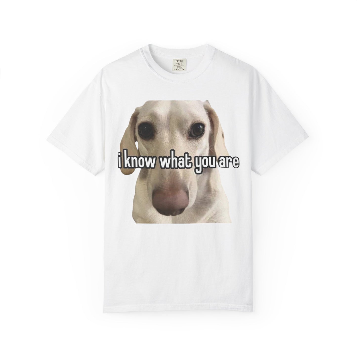 Garment-Dyed T-shirt - I know what you are