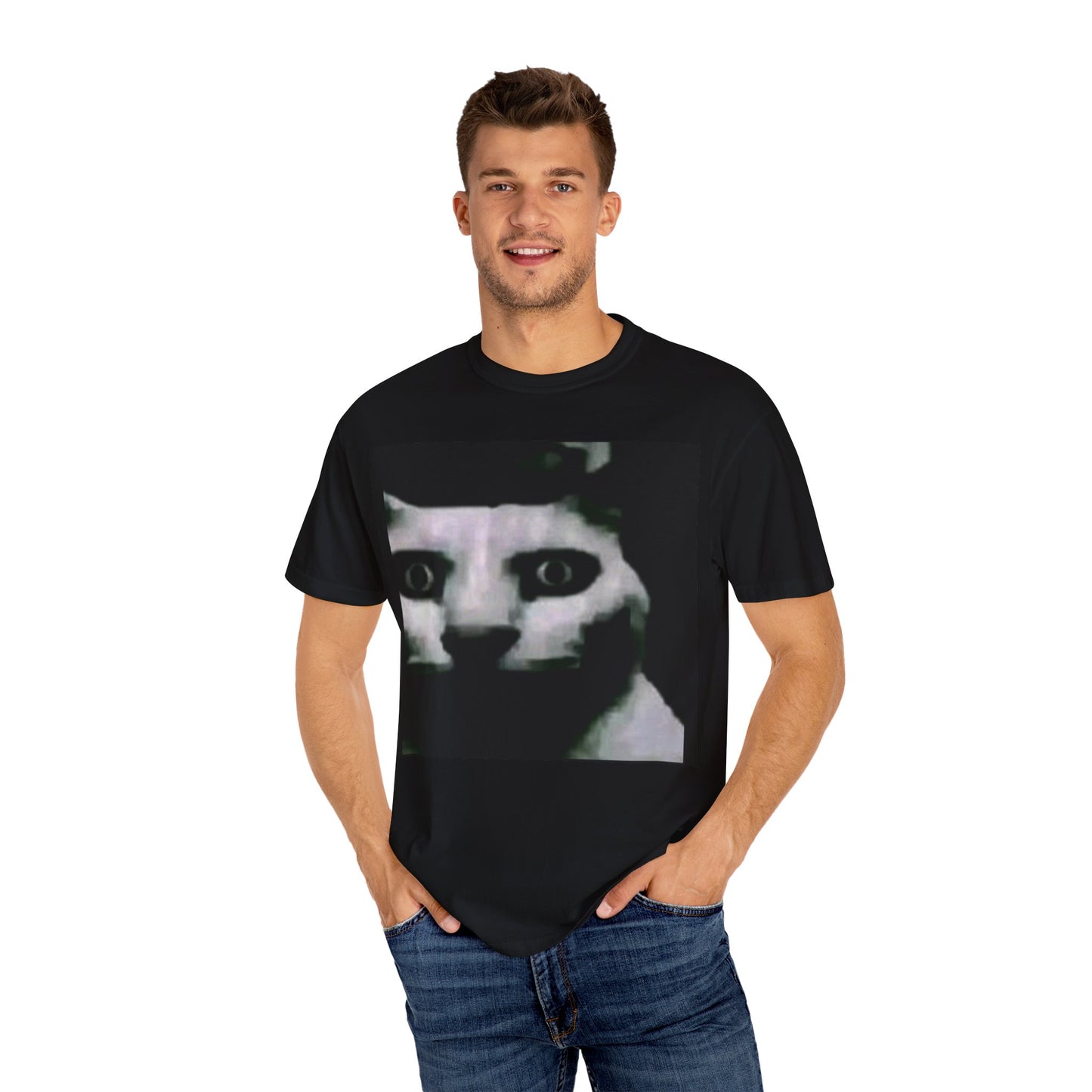 Garment-Dyed T-shirt 'Im watching you'