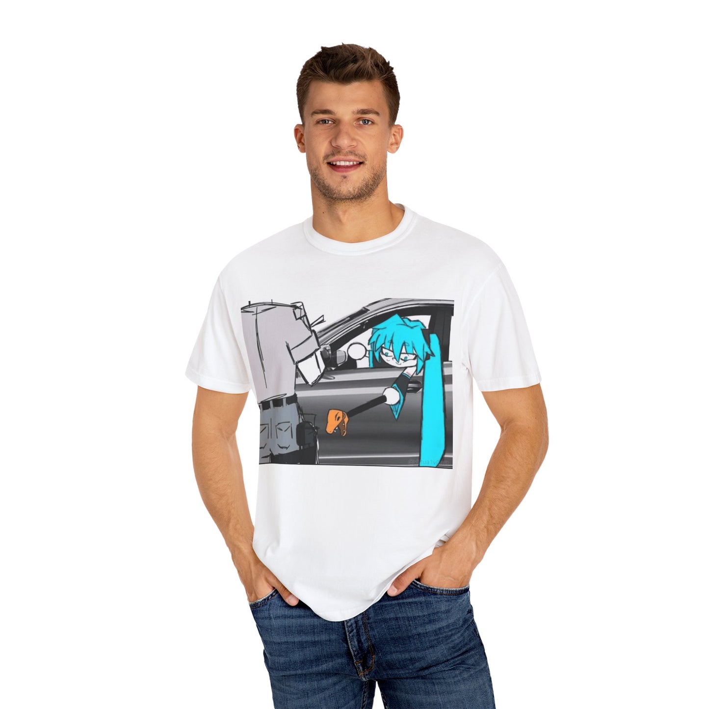 Vintage Miku Reaching Unisex T-shirt
