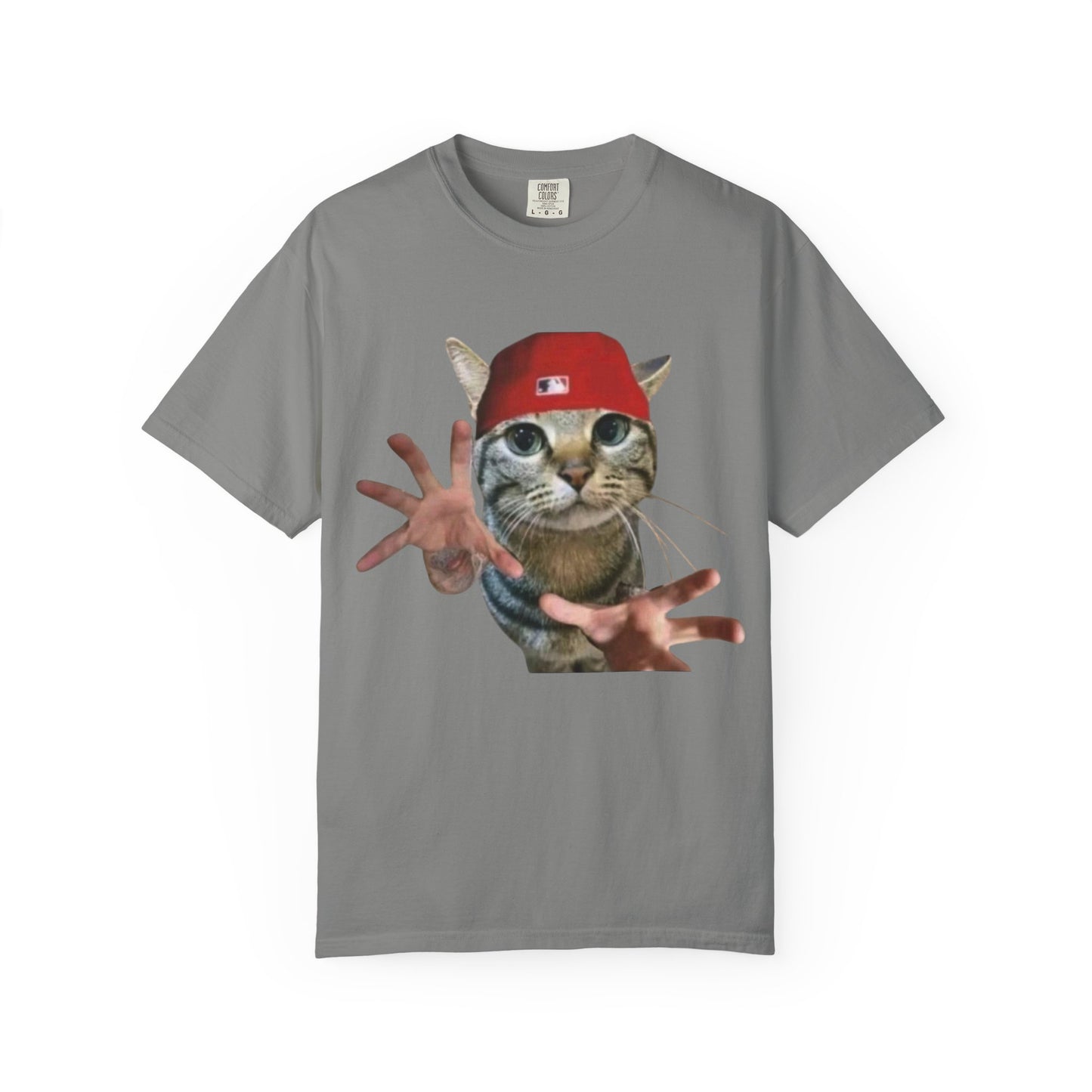 Funny Cat Graphic T-Shirt, Unisex Streetwear Tee, Pet Lover Gift, Casual Wear, Unique Animal Design Shirt