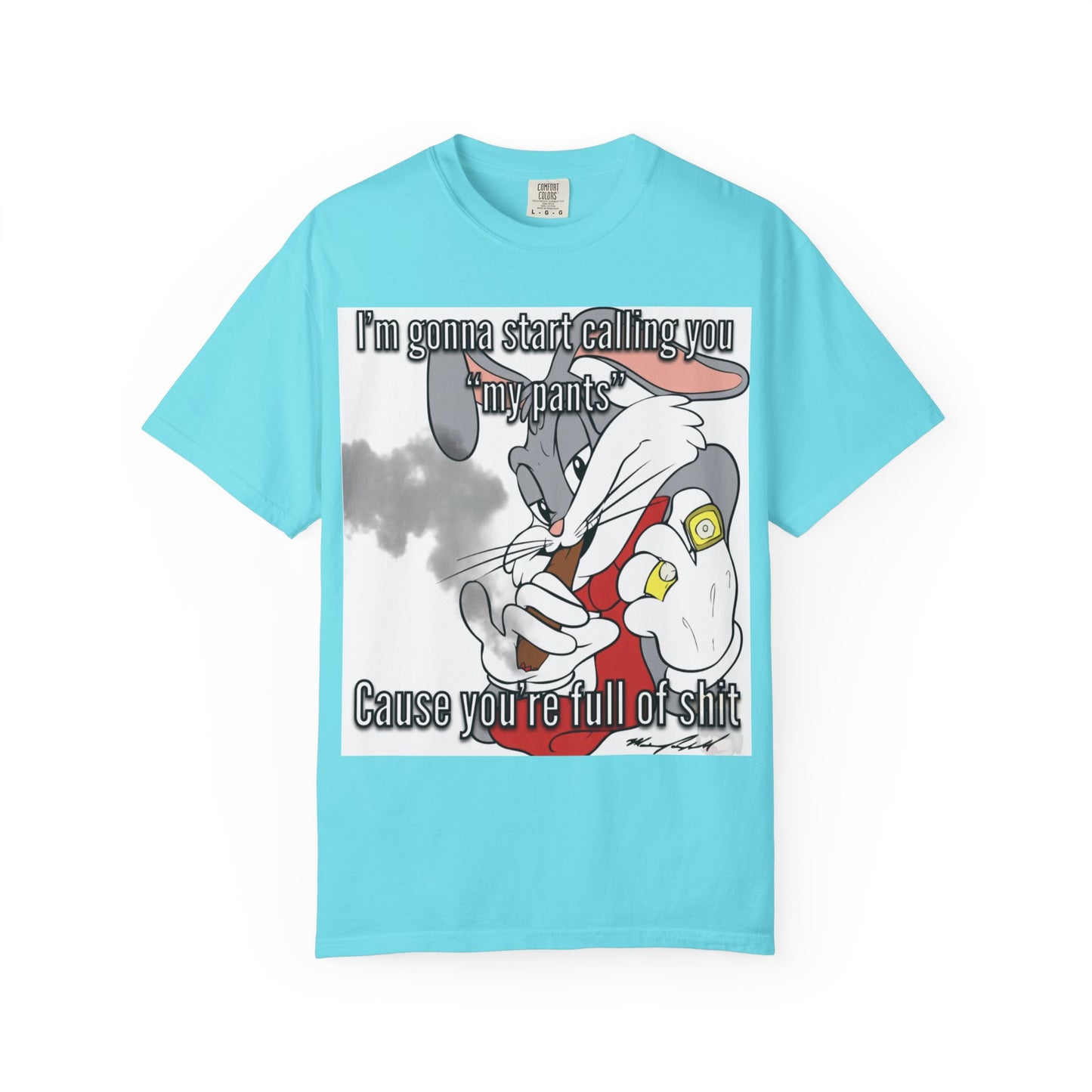 Funny Unisex Garment-Dyed T-shirt - You're full of shit