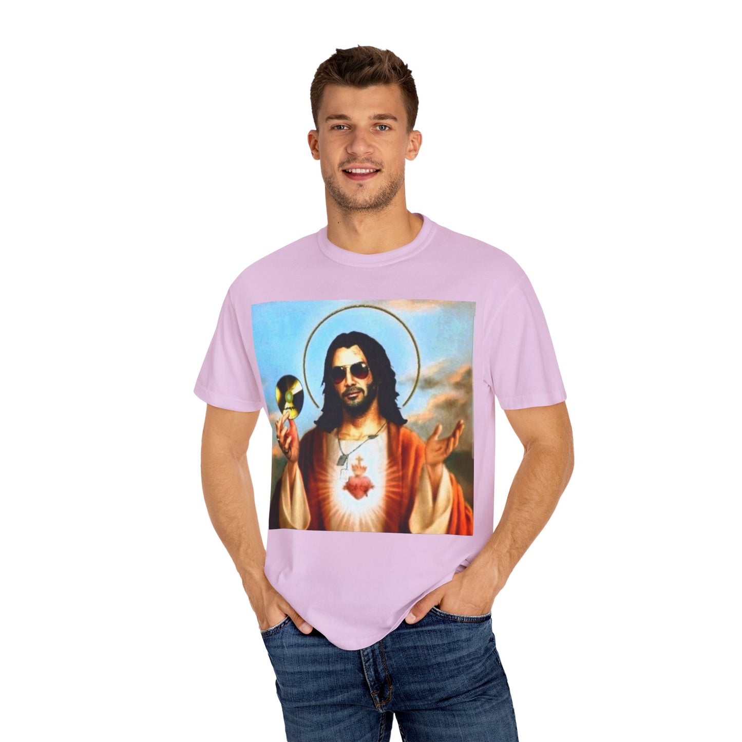 Unisex T-Shirt - Johnny Silver Hand as Jesus Graphic Tee