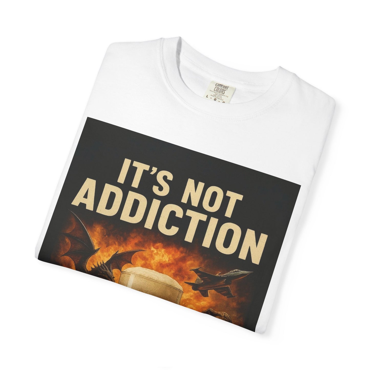 Addiction Unisex T-shirt - Vintage Garment-Dyed Tee