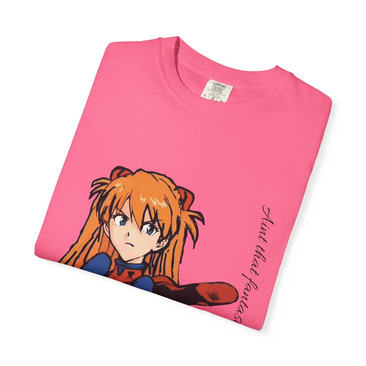 Anime Unisex T-shirt featuring Asuka from Evangelion