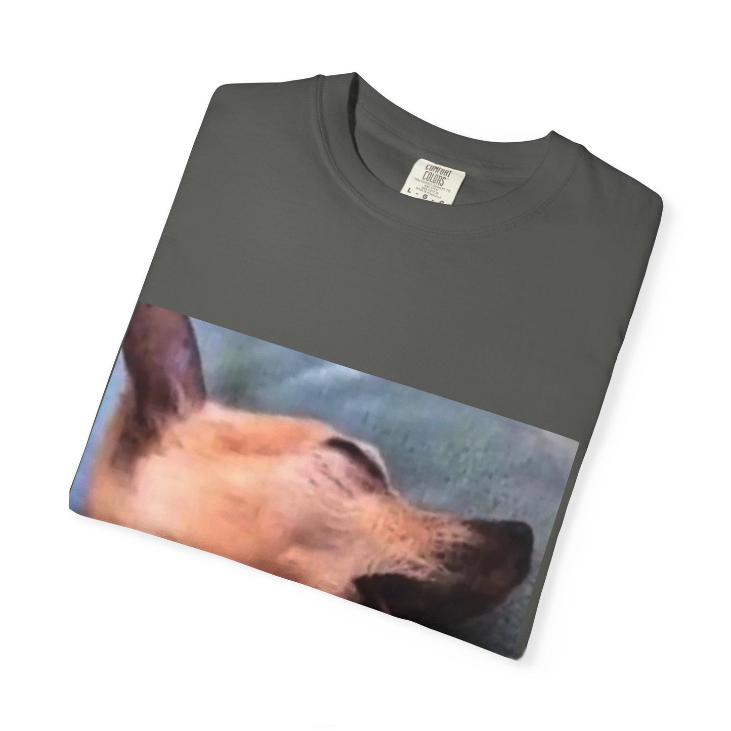 Funny dog playing dead Unisex Garment-Dyed T-shirt