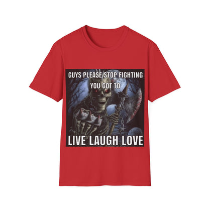 live laugh loveUnisex Softstyle T-Shirt
