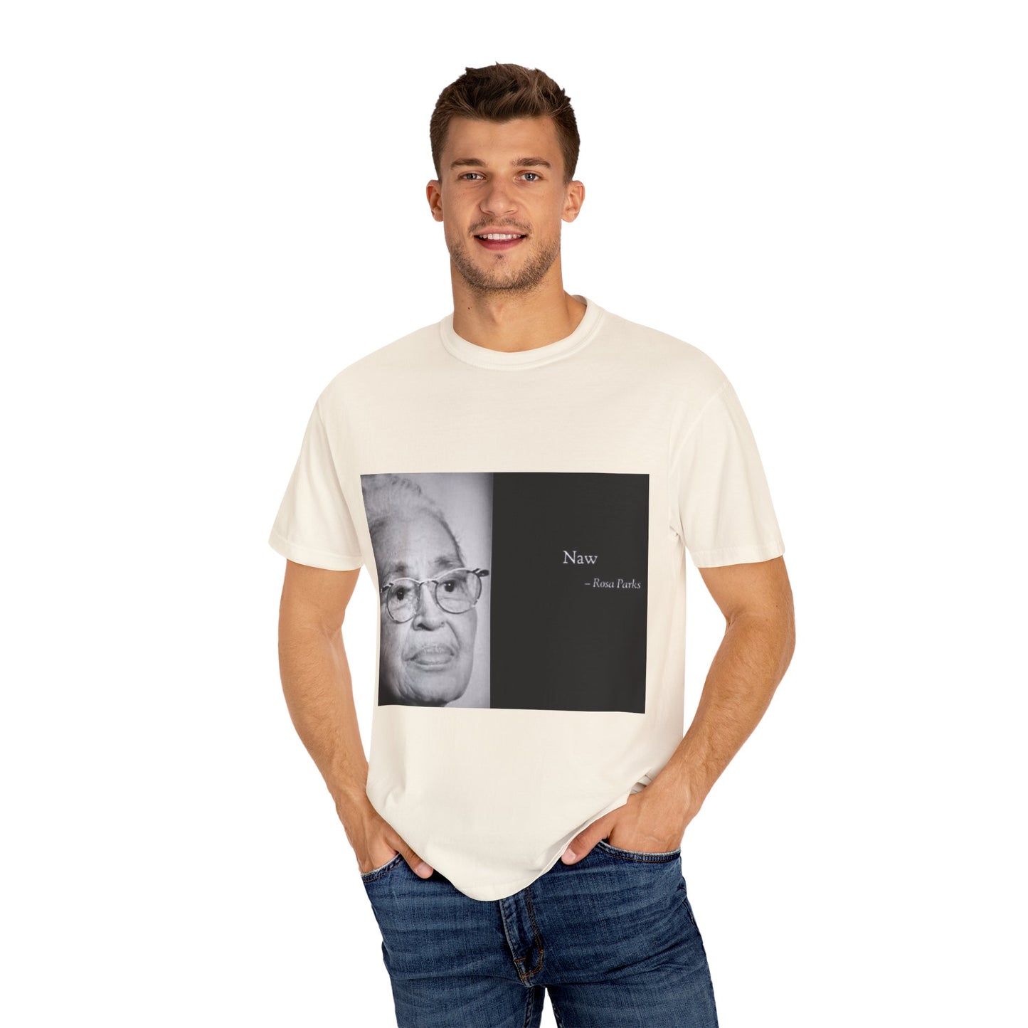 Naw Rosa Parks Unisex Garment-Dyed T-shirt