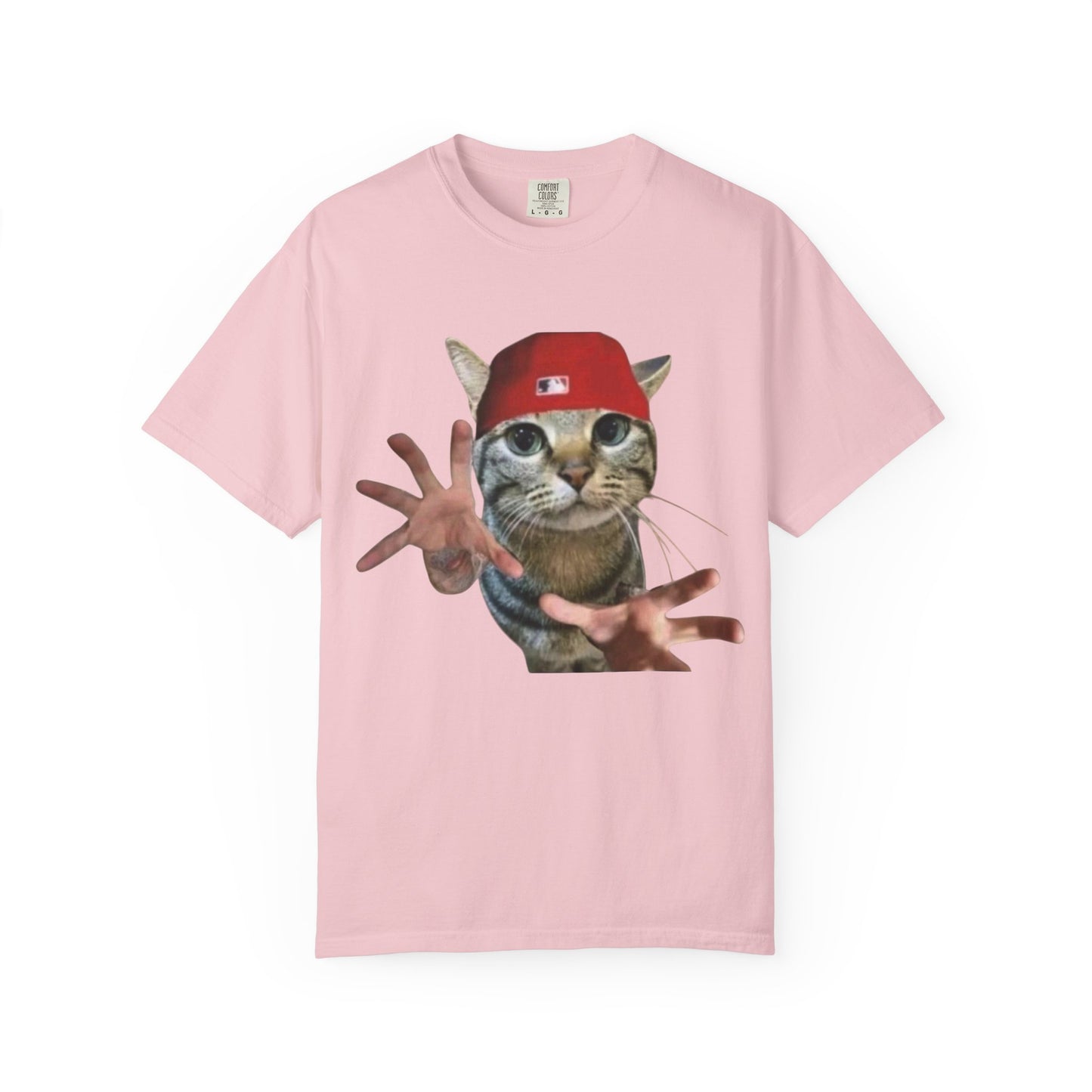 Funny Cat Graphic T-Shirt, Unisex Streetwear Tee, Pet Lover Gift, Casual Wear, Unique Animal Design Shirt