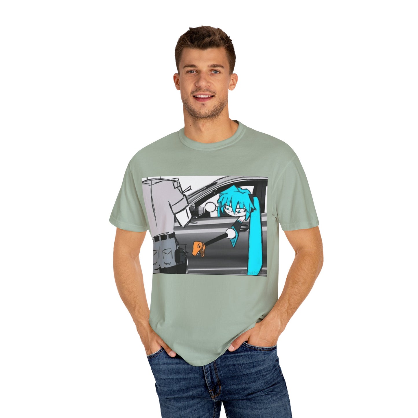 Vintage Miku Reaching Unisex T-shirt