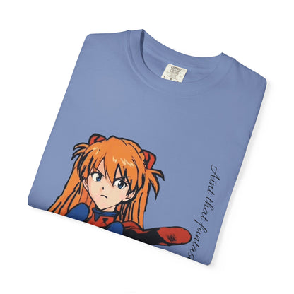 Anime Unisex T-shirt featuring Asuka from Evangelion