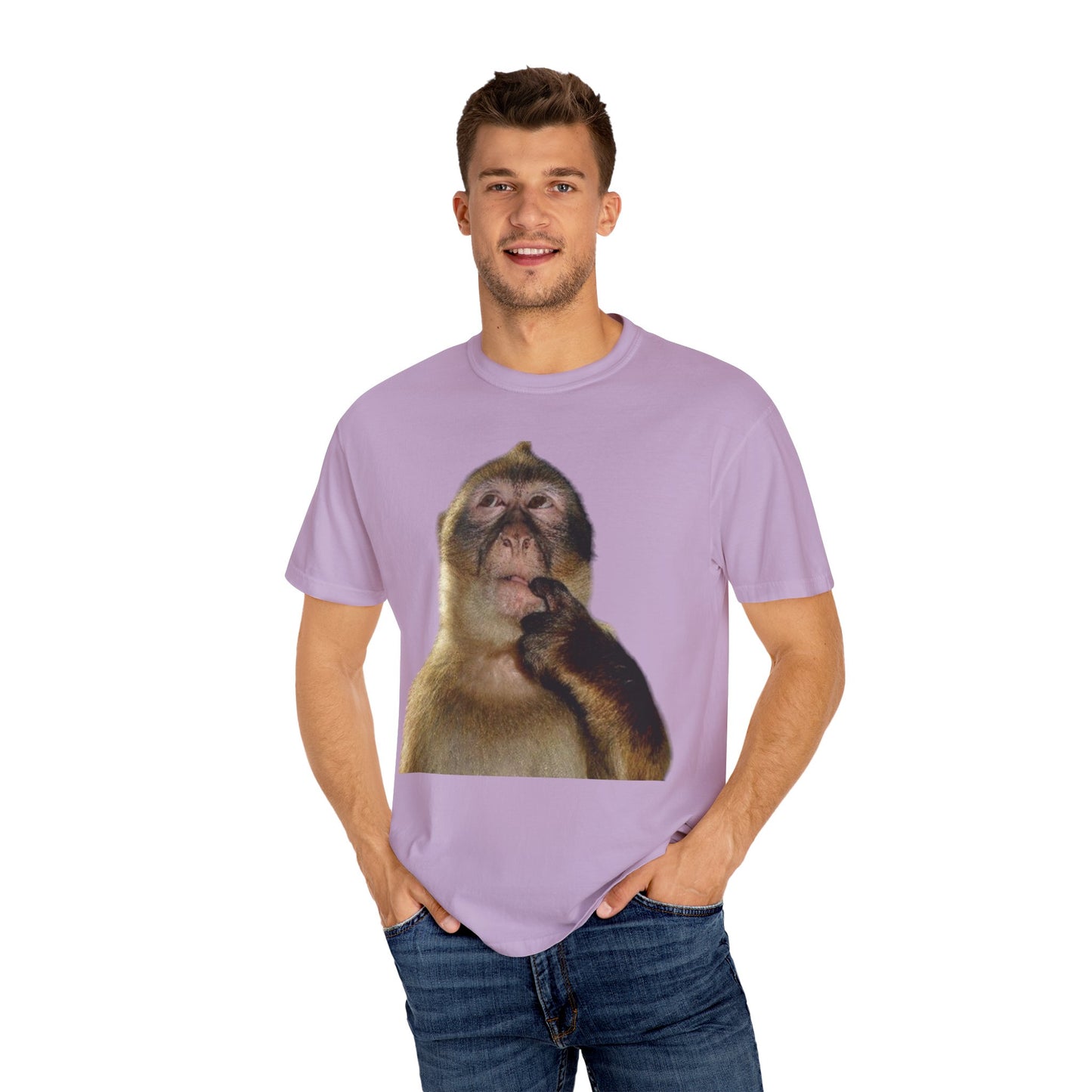 Monkey Thinking Unisex T-shirt