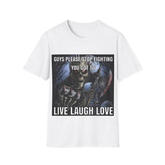 live laugh loveUnisex Softstyle T-Shirt