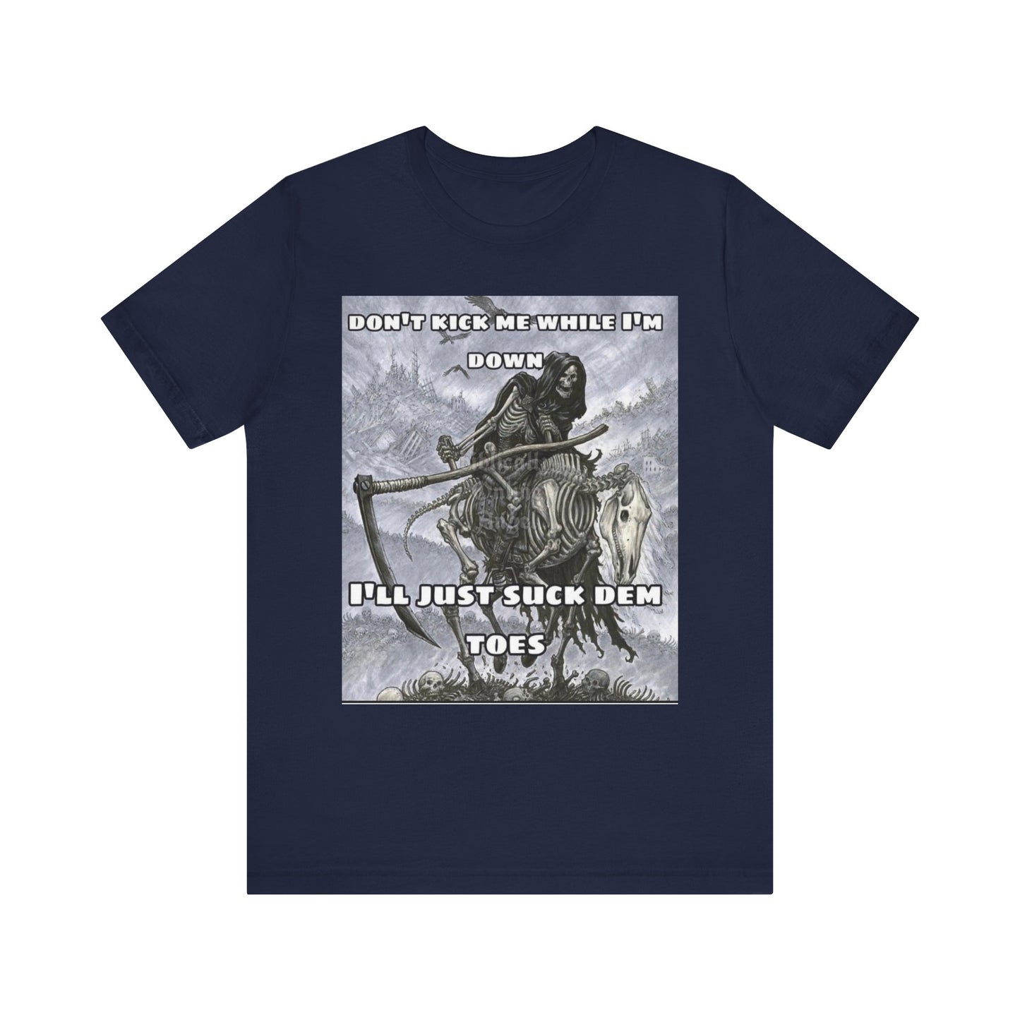 Funny Unisex Tee - Suckin on Toes Design