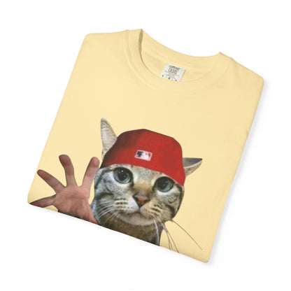 Funny Cat Graphic T-Shirt, Unisex Streetwear Tee, Pet Lover Gift, Casual Wear, Unique Animal Design Shirt