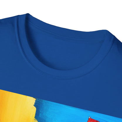 A city Unisex Softstyle T-Shirt