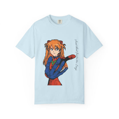 Anime Unisex T-shirt featuring Asuka from Evangelion