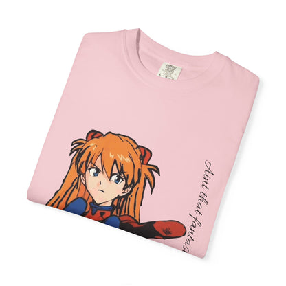 Anime Unisex T-shirt featuring Asuka from Evangelion