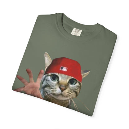 Funny Cat Graphic T-Shirt, Unisex Streetwear Tee, Pet Lover Gift, Casual Wear, Unique Animal Design Shirt